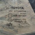 68124-02170 | Скло дверей глухе задн. лів. TOYOTA AURIS 06-12 - Прев'ю 2