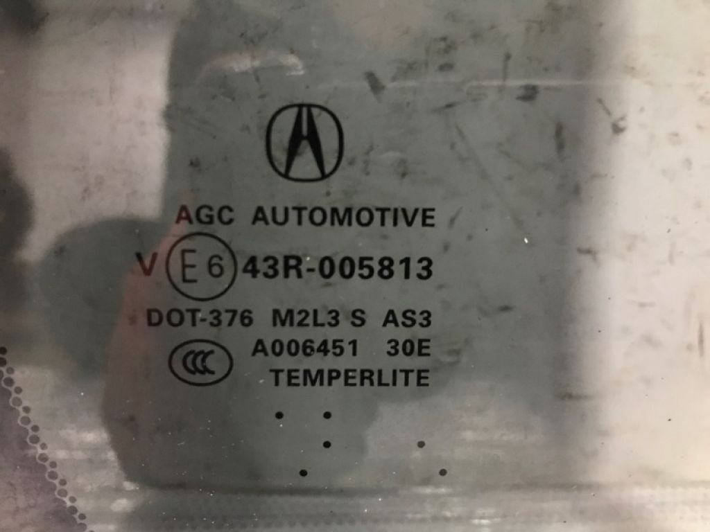 73410-TX4-A02 | Стекло двери глухое задн. прав. ACURA RDX 12-19 - Фото 3