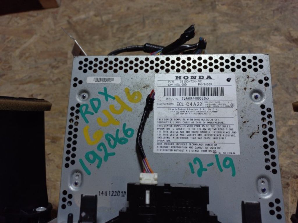 39170-TX4-A01 | магнітола ACURA RDX 12-19 - Фото 5