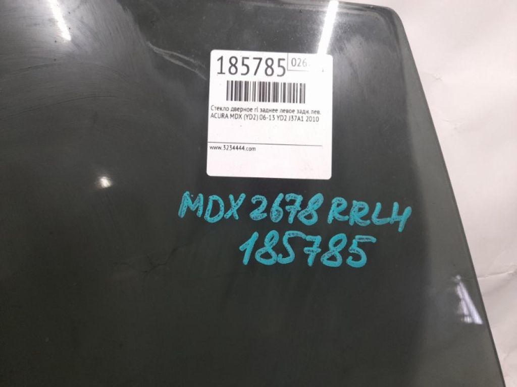 73450-STX-A01 | Скло дверей задн. лів. ACURA MDX (YD2) 06-13 - Фото 2