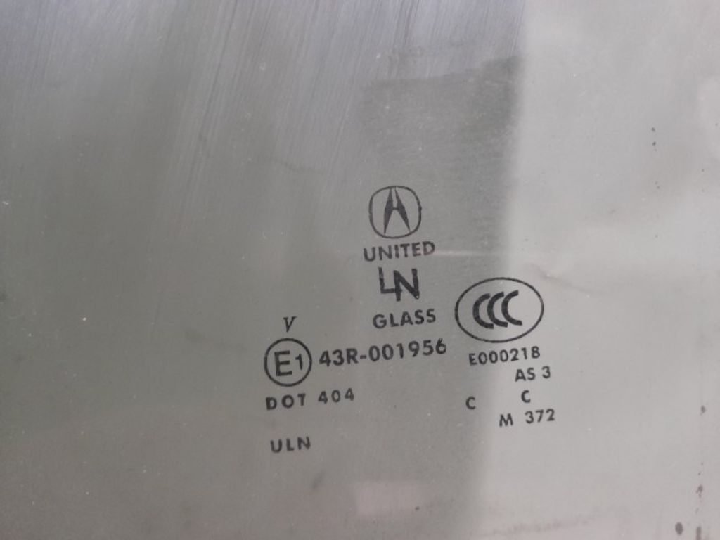 73450-STX-A01 | Скло дверей задн. лів. ACURA MDX (YD2) 06-13 - Фото 3