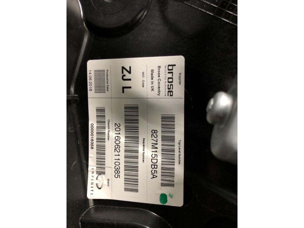 82721-5DM0A | Стеклоподъемник задн. лев. INFINITI QX30 16-20 - Фото 2