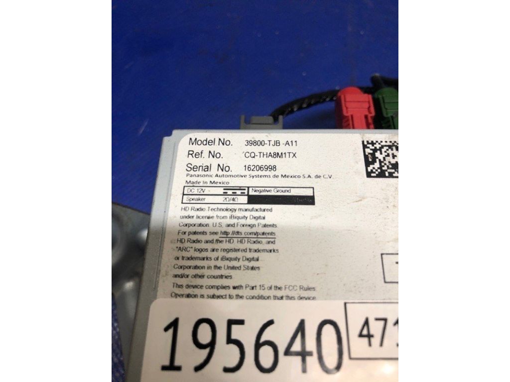 39800-TJB-A11 | Підсилювач антени ACURA RDX 19- - Фото 3