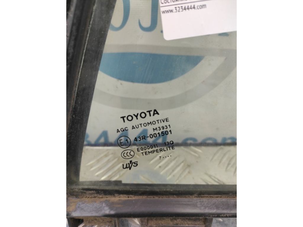 68123-02170 | Стекло двери глухое задн. прав. TOYOTA AURIS 06-12 - Фото 3