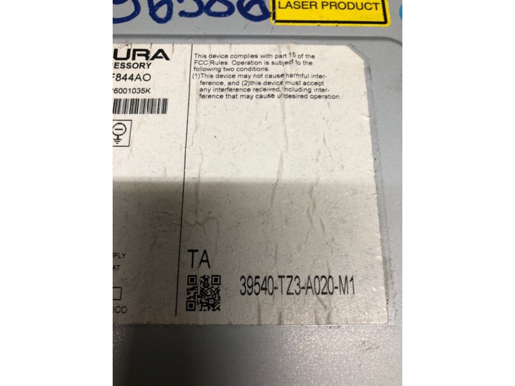 39541-TZ3-A13 | магнітола ACURA TLX 14-17 - Фото 8