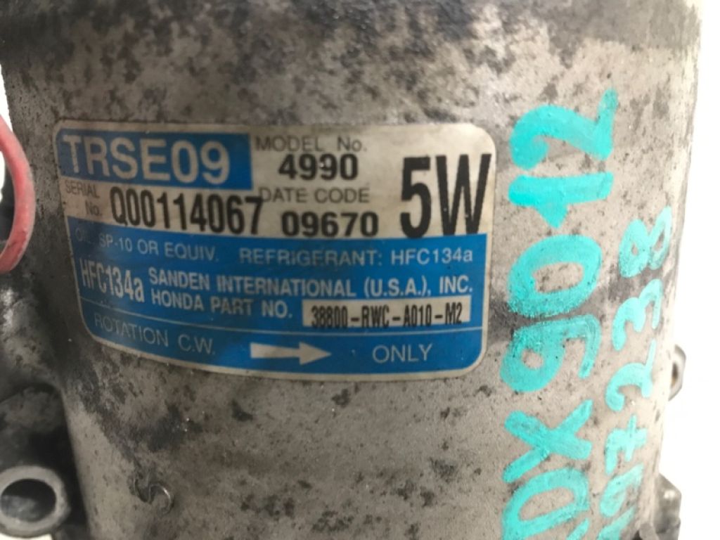 38810-RZY-A01 | Компресор кондиціонера ACURA RDX 06-12 - Фото 5