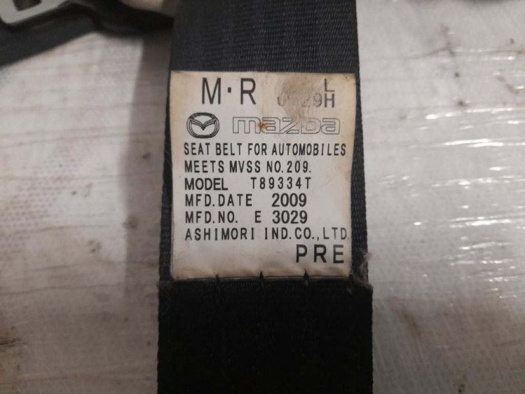 CCY9-57-L90A01 | Ремень безопасности лев. MAZDA 5 CR 05-10 - Фото 5