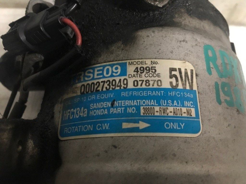 38810-RZY-A01 | Компрессор кондиционера ACURA RDX 06-12 - Фото 3