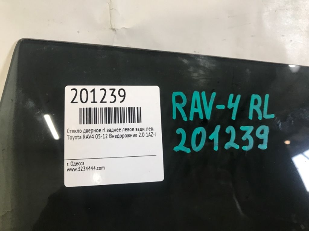 68104-42110 | Стекло двери задн. лев. TOYOTA RAV4 05-12 - Фото 2