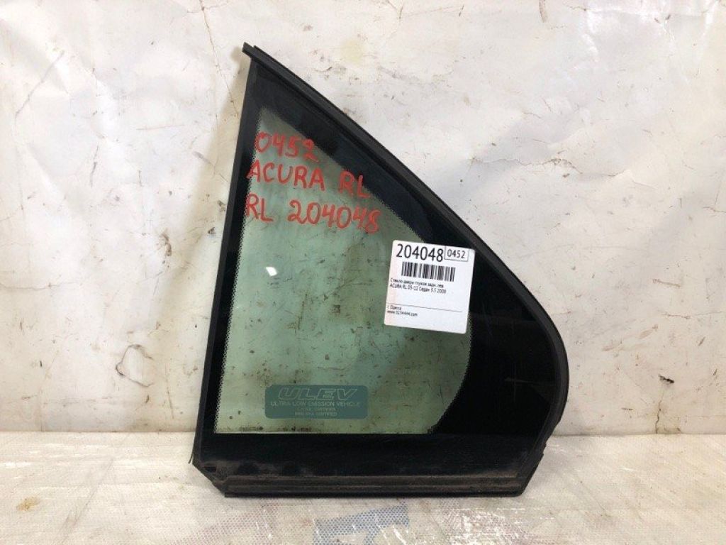73460-SJA-A04 | Скло дверей глухе задн. лів. ACURA RL 05-12