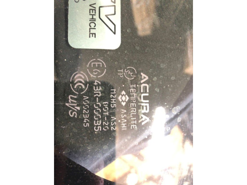 73460-SJA-A04 | Скло дверей глухе задн. лів. ACURA RL 05-12 - Фото 2