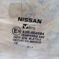 82300-3SG0A | Стекло двери задн. прав. NISSAN SENTRA B17 12-21 - Превью 3