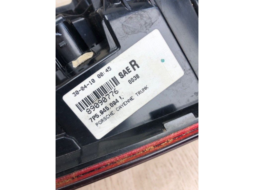 958 631 094 11 | Ліхтар внутрішній прав. PORSCHE CAYENNE 10-18 - Фото 4