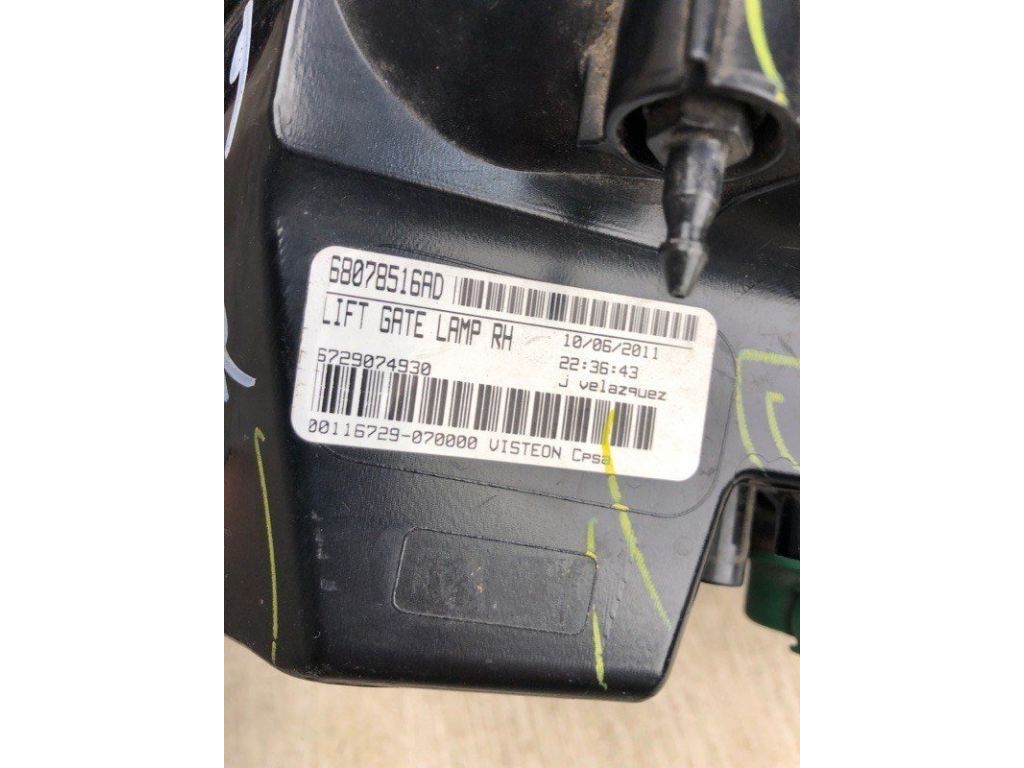 68078516AD | Фонарь внутренний прав. DODGE JOURNEY 08-20 - Фото 6