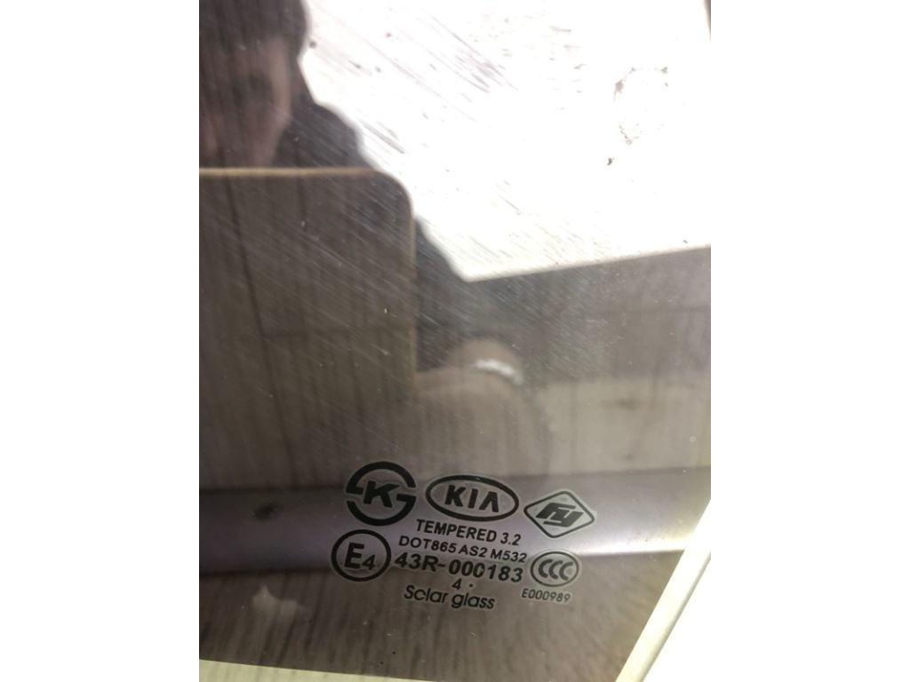 83410-A7020 | Скло дверей задн. лів. KIA FORTE YD 12- - Фото 3