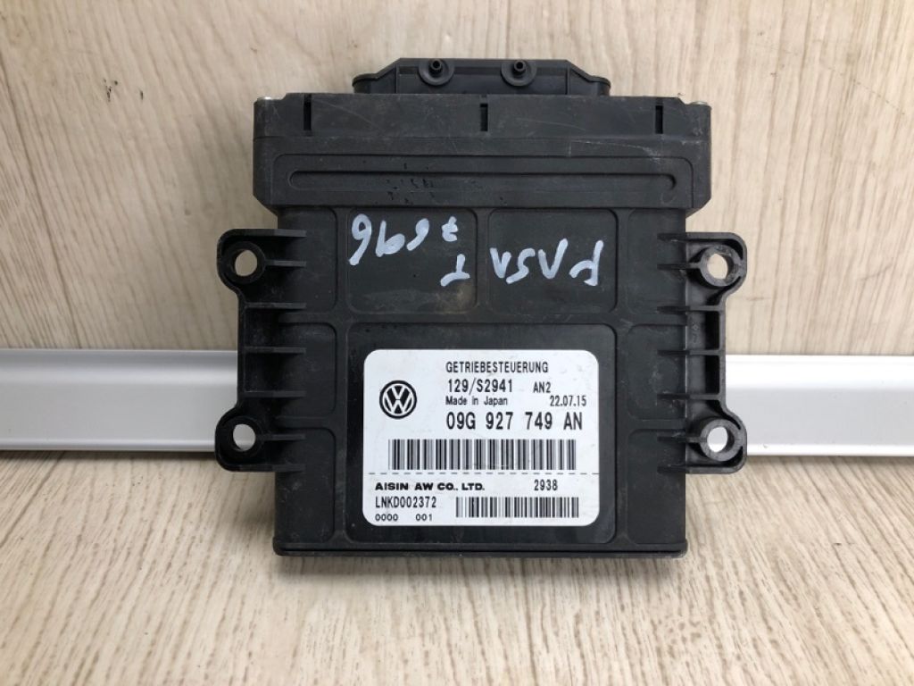 09G 927 749 AN | Блок керування АКПП VOLKSWAGEN PASSAT B8 14-