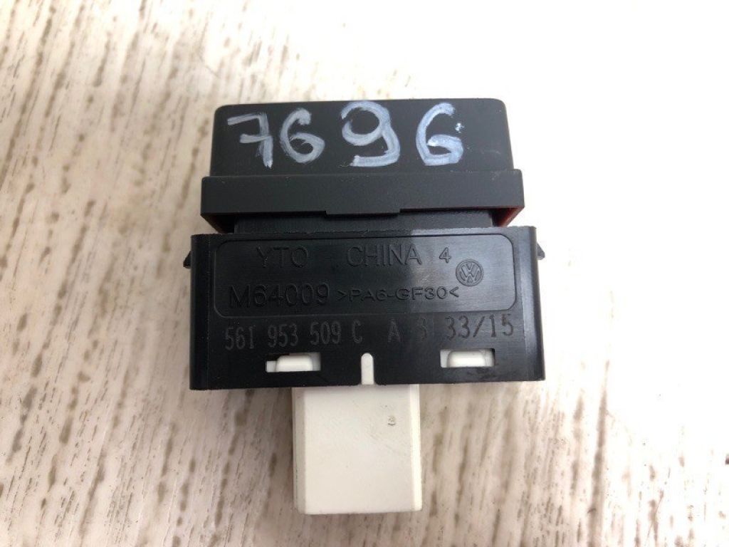 561 953 509 C FBY | Кнопка аварійної сигналізації VOLKSWAGEN PASSAT B8 14- - Фото 3