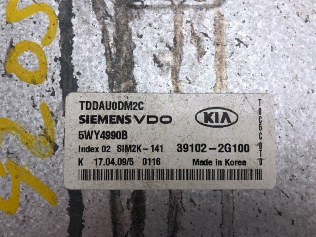 39102-2G100 | Блок керування двигуном KIA FORTE/CERATO TD 08-13 - Фото 4