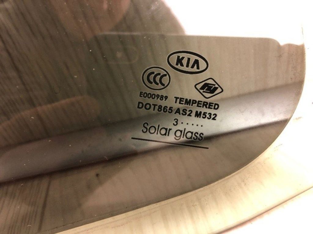 83417-2T010 | Стекло двери глухое задн. лев. KIA OPTIMA TF 11-16 - Фото 2