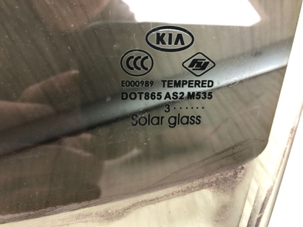 83411-2T010 | Скло дверей задн. лів. KIA OPTIMA TF 11-16 - Фото 2