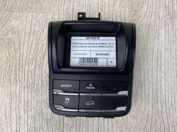 Блок кнопок консоли PORSCHE CAYENNE 10-18