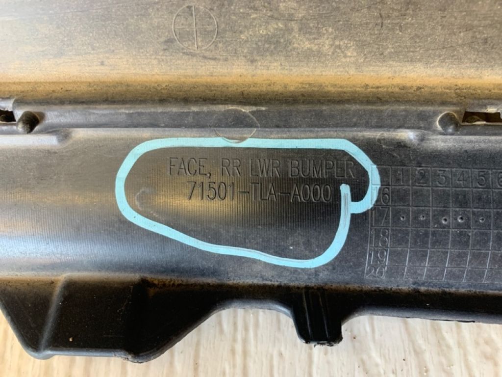 71501-TLA-A00 | Бампер задній HONDA CRV (RM) 11-18 - Фото 5