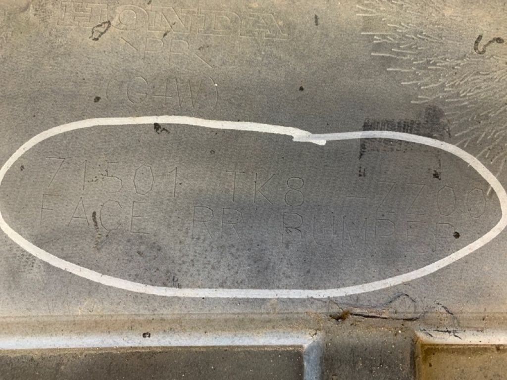 04715-TK8-A90ZZ | Бампер задній HONDA ODYSSEY 11-17 - Фото 6