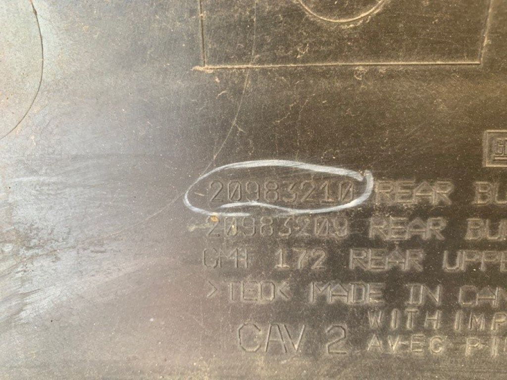 23288972 | Бампер задній CHEVROLET EQUINOX 09-17 - Фото 6