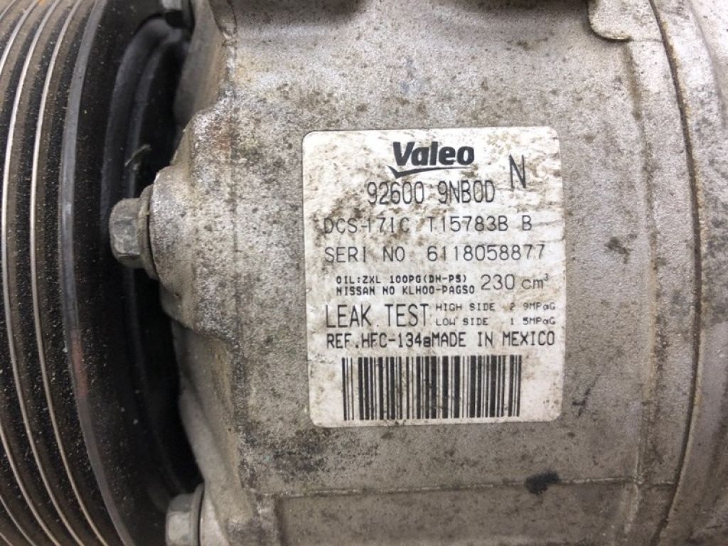 92600-9NB0B | Компресор кондиціонера NISSAN PATHFINDER R52 12-21 - Фото 5
