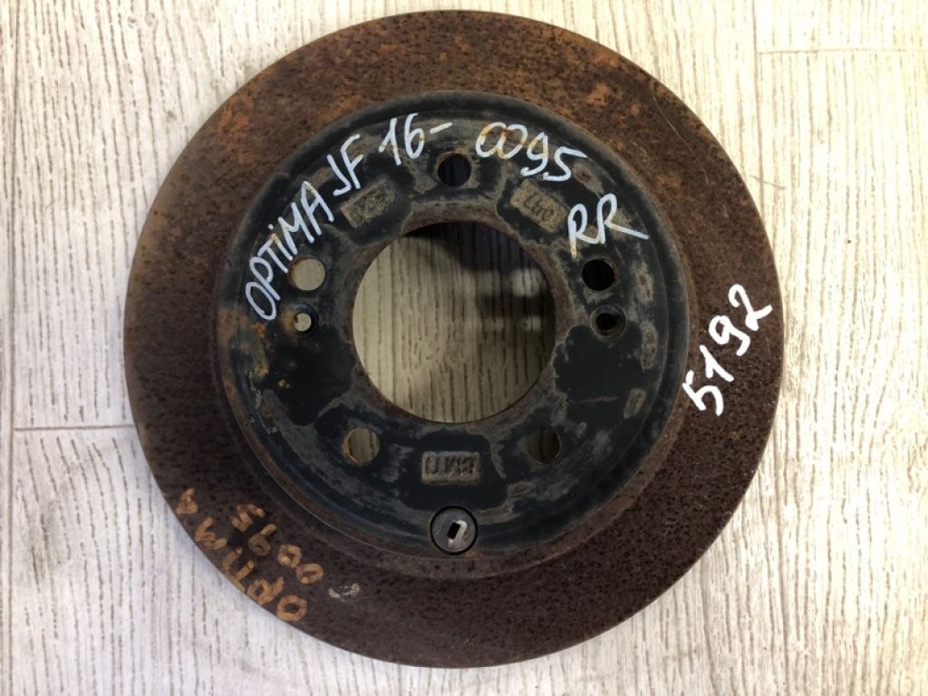 58411-3Q000 | Гальмівний диск задній KIA OPTIMA JF 15-20