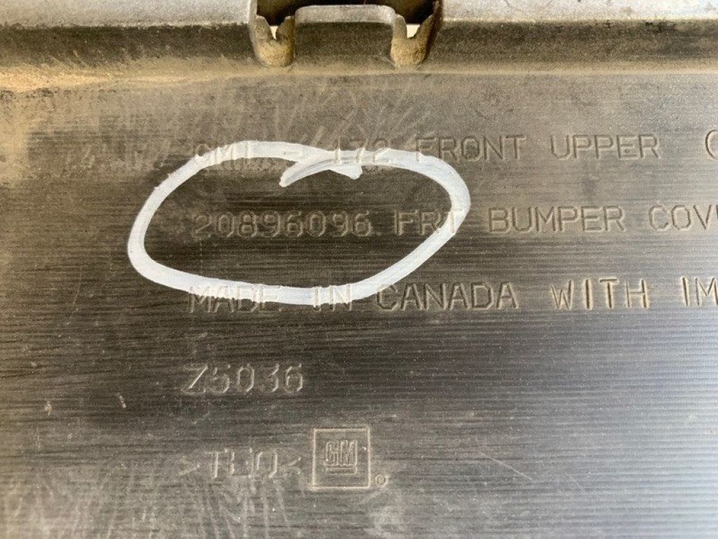 20983230 | Бампер передній CHEVROLET EQUINOX 09-17 - Фото 6