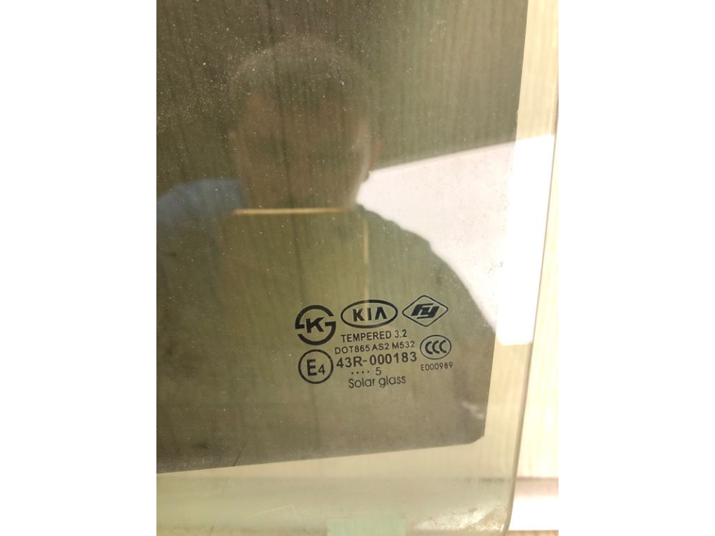 83410-A7020 | Скло дверей задн. лів. KIA FORTE YD 12- - Фото 2