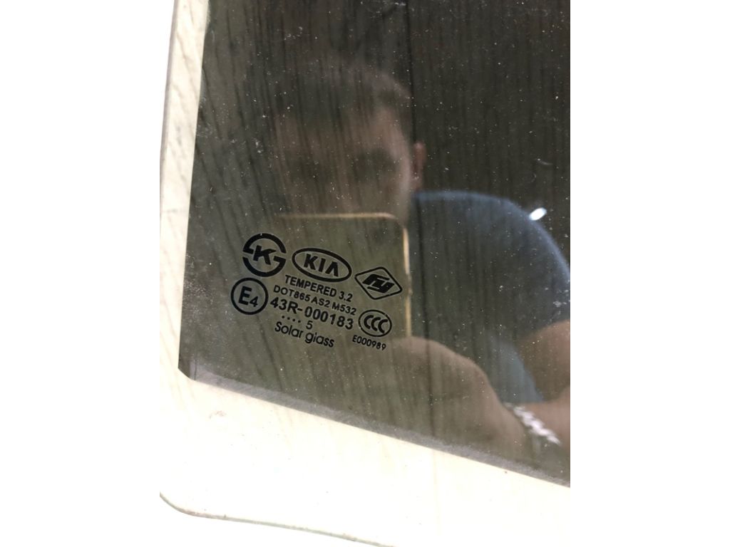 83420-A7020 | Скло дверей задн. прав. KIA FORTE YD 12- - Фото 2
