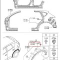 KD53-51-U40 | Кронштейн крыла задн. лев. MAZDA CX-5 (KE) 11-17 - Превью 5