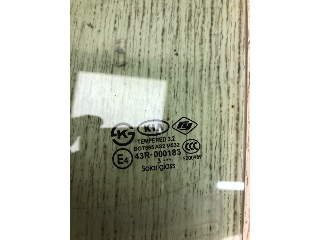 83410-A7020 | Скло дверей задн. лів. KIA FORTE YD 12- - Фото 3
