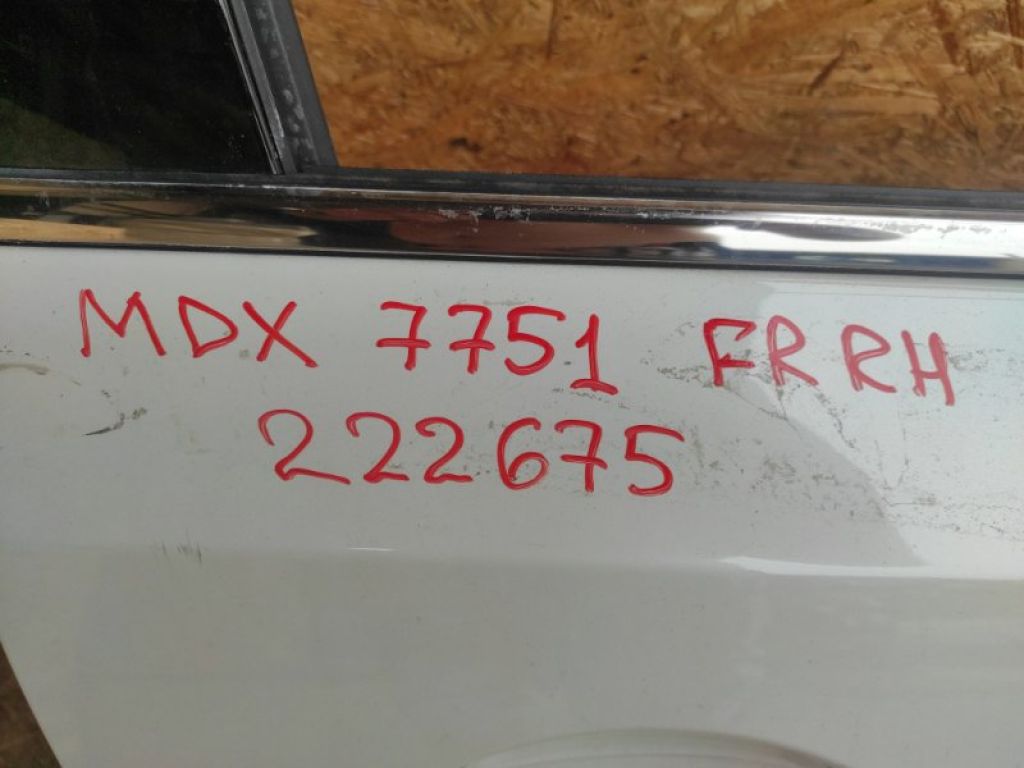67010-TZ5-A80ZZ | Двері передн. прав. ACURA MDX (YD3) 13-21 - Фото 2