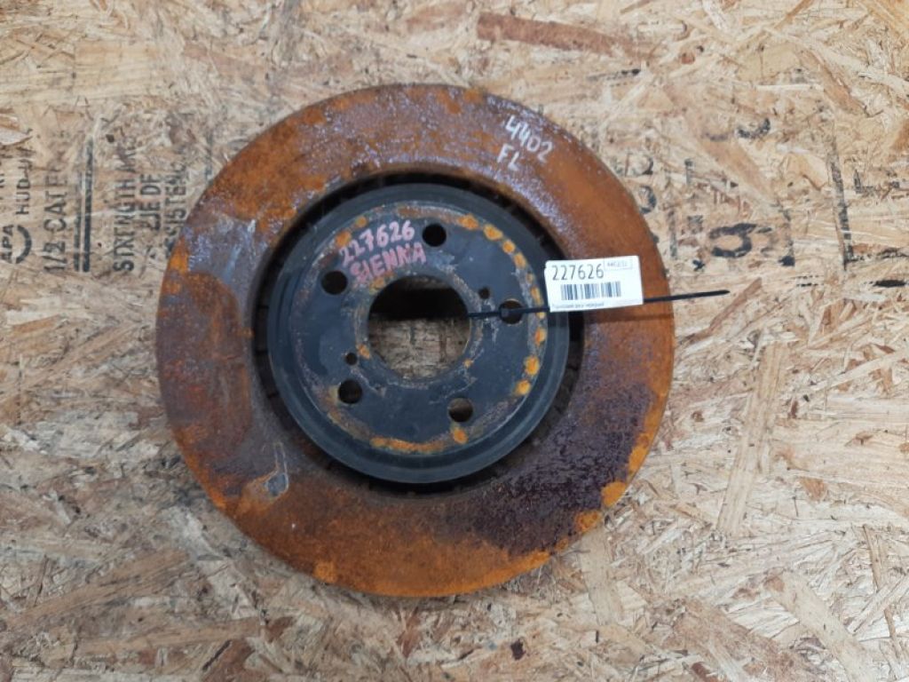 43512-0E030 | Гальмівний диск передній TOYOTA SIENNA 11-16