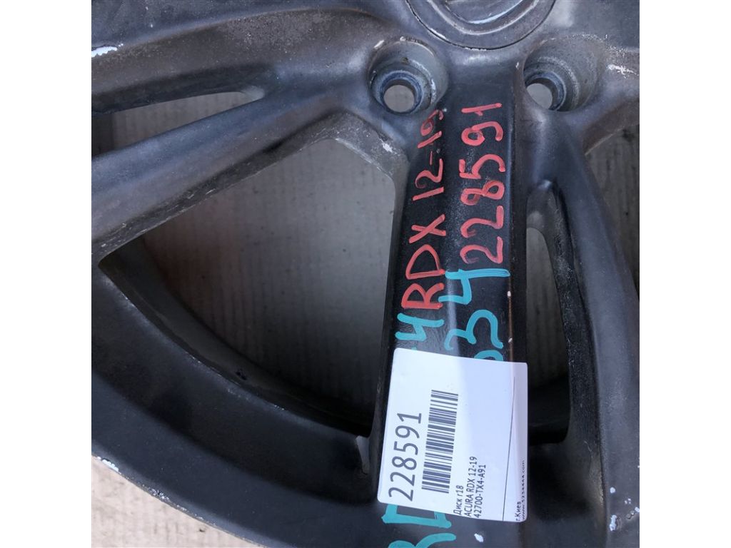 42700-TX4-A91 | Диск R18 ACURA RDX 12-19 - Фото 2