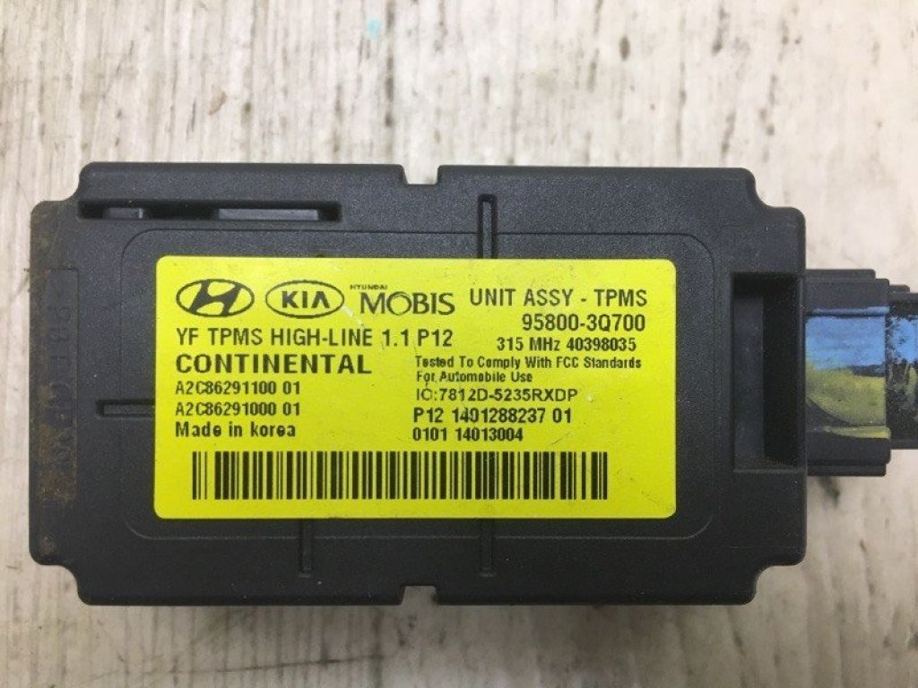 95800-3Q700 | Блок керування тиском в шинах KIA FORTE/CERATO TD 08-13 - Фото 3