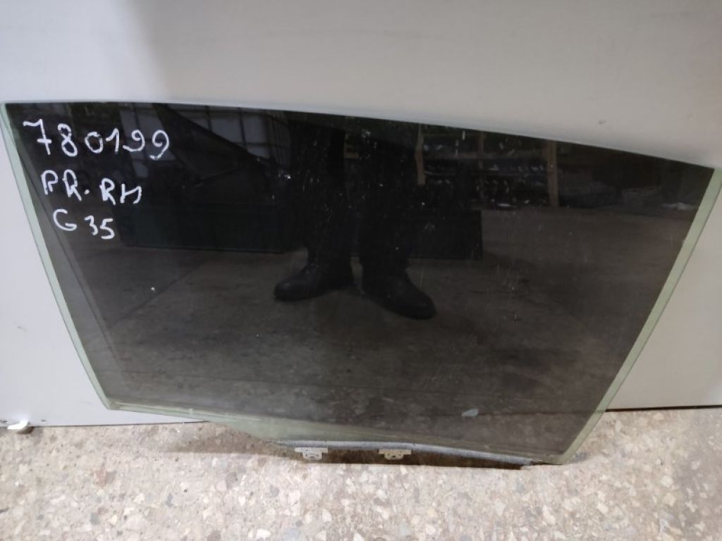 82300-JK000 | Скло дверей задн. прав. INFINITI G25/G35/G37/Q40 06-14