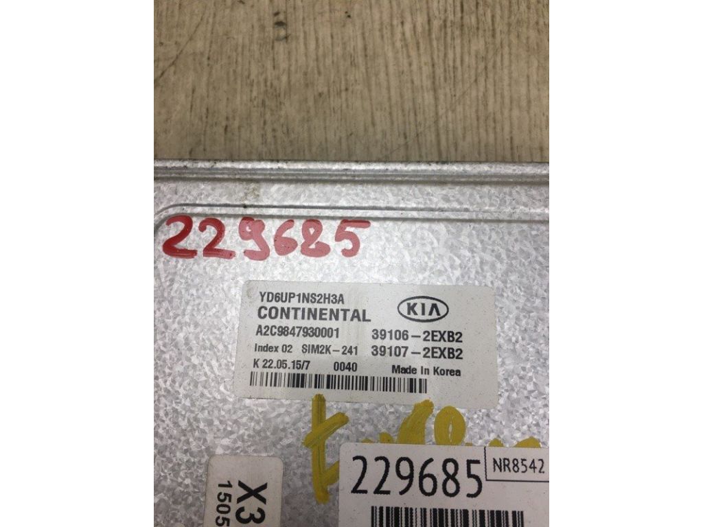 39107-2EXB2 | Блок керування двигуном KIA FORTE YD 12- - Фото 4