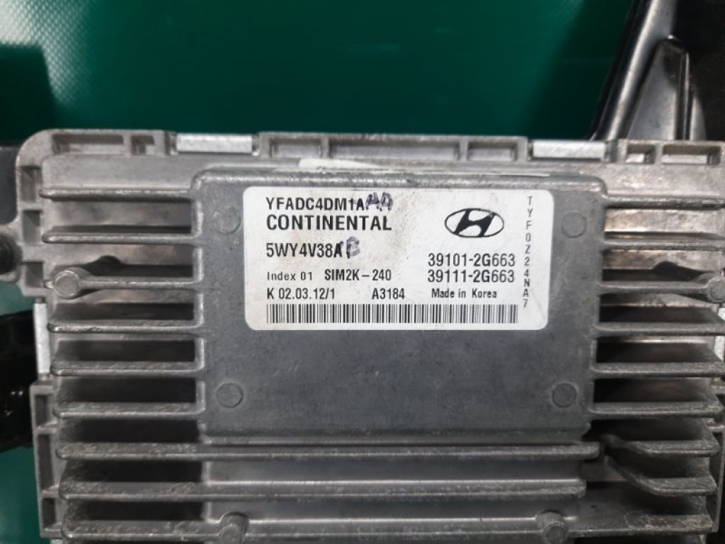 39111-2G663 | Блок керування двигуном HYUNDAI SONATA YF 10-14 - Фото 3