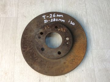 Тормозной диск передний лев. HYUNDAI I30 FD 07-12