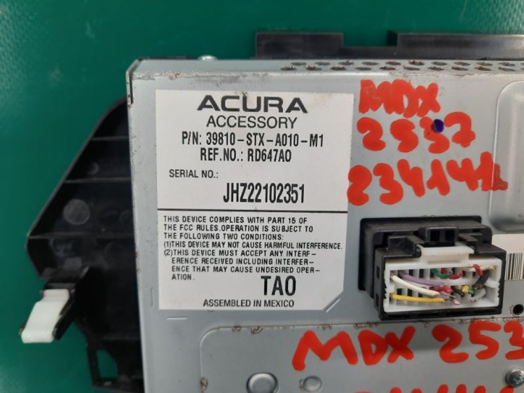 39810-STX-A01 | Монитор ACURA MDX (YD2) 06-13 - Фото 3