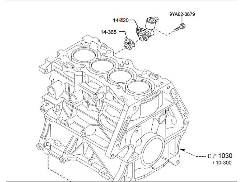 PE01-14-440A | Датчик давления масла ДВС MAZDA MX-5 15- - Фото 4