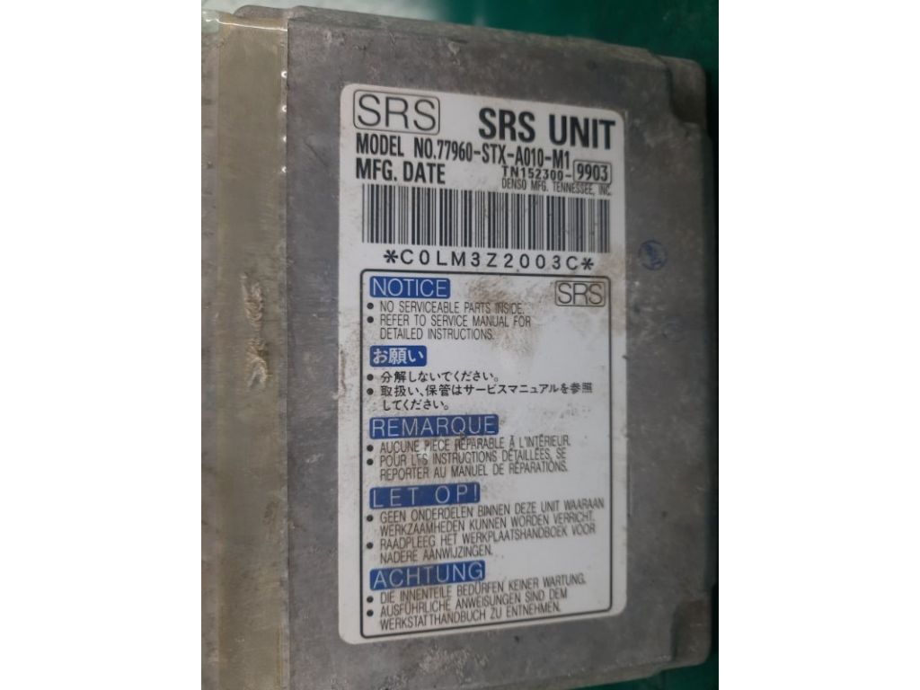 77960-STX-A01 | Блок керування AIRBAG ACURA MDX (YD2) 06-13 - Фото 3