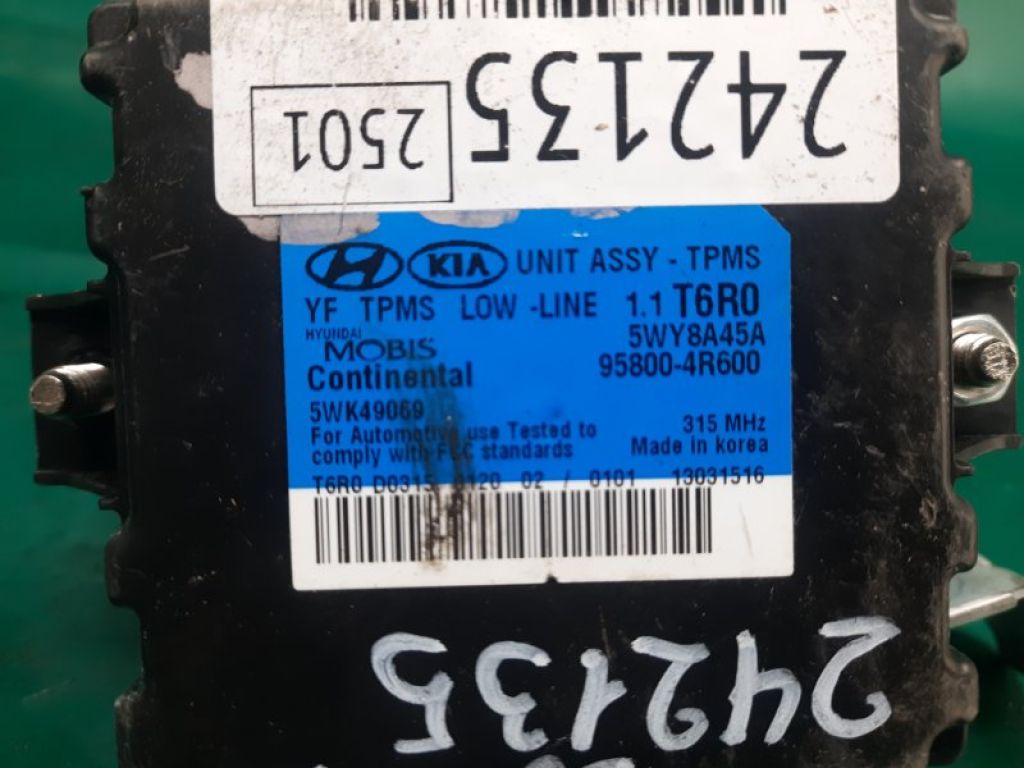 95800-4R600 | Блок управления дав.в шинах HYUNDAI SONATA YF 10-14 - Фото 2