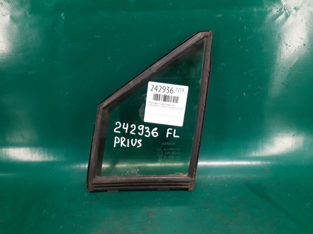 68126-47010 | Скло дверей глухе передн. лів. TOYOTA PRIUS 16-