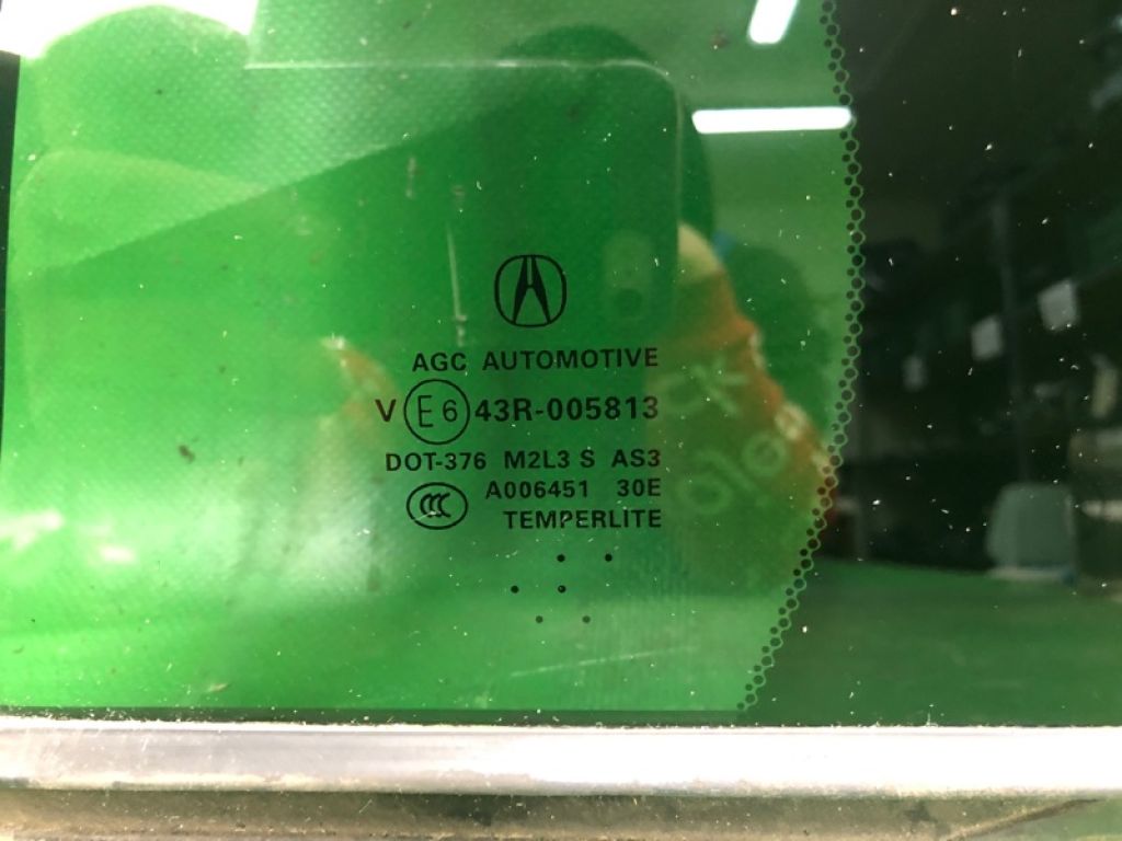 73460-TX4-A02 | Скло дверей глухе задн. лів. ACURA RDX 12-19 - Фото 2