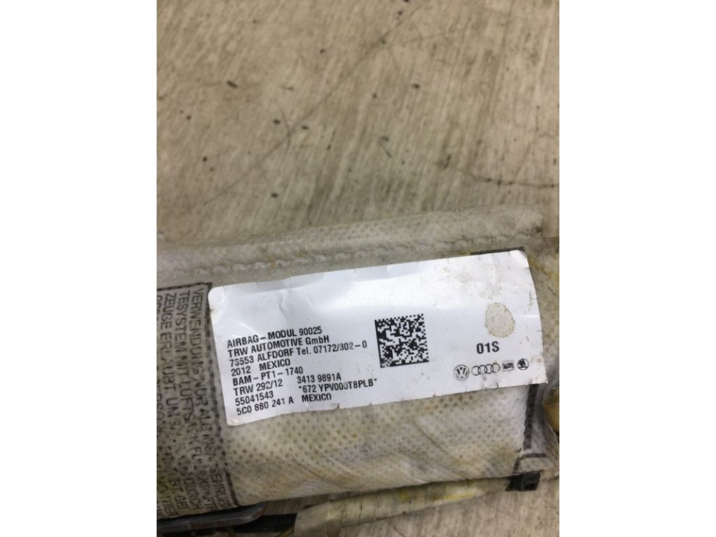 5C0 880 241 A | Подушка безпеки в сидінні лів. VOLKSWAGEN JETTA USA 10-17 - Фото 4